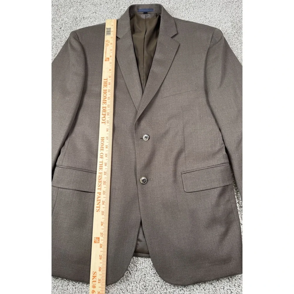 Jos A Bank Tailored Fit‎ Blazer Brown Wool Measures Size 38 Pants 33x29 Read